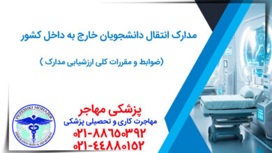 مدارک مورد نیاز برای انتقالی دانشجو پزشکی به داخل ایران